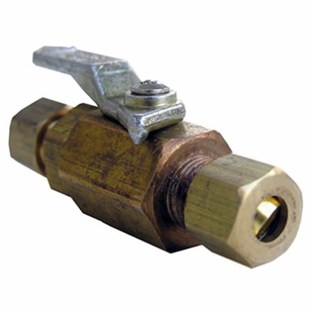 Kaba Ilco 0.25 x 0.25 Compresion Brass Ball Valve 207867